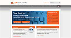 Desktop Screenshot of jlwinstruments.com